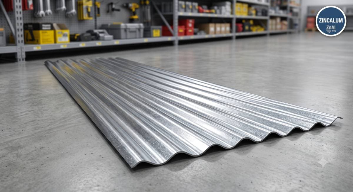 Plancha zincalum ondulada 0,35x851x3660 mm - Imagen 2